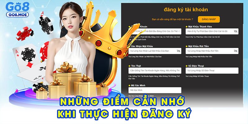 Những điểm cần nhớ khi thực hiện đăng ký